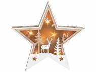 Décoration à LED en bois