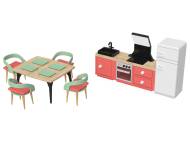 Playtive Meubles miniatures avec figurines