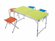 Table et tabourets