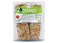 2 crêpes garnies , prezzo 0.99 € per 130/150 g au choix, ...