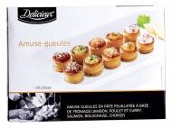 20 amuse-gueules , prezzo 3.99 € per 280 g, 1 kg = 14,25 € ...