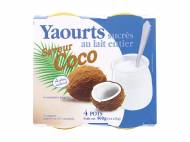 4 yaourts saveur coco1 , prezzo 0.99 € per 4 x 125 g
- Inédit ...