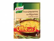 Knorr soupe paysanne aux légumes cuisinée au lard , prezzo ...