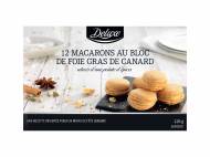 12 macarons au bloc de foie