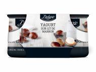 2 yaourts sur lit