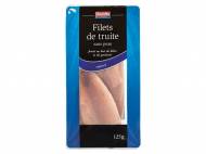 Filets de truite fumée , prezzo 2.49 € per 125 g, 1 kg = ...