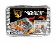 10 plateaux aluminium