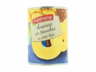 Ananas en tranches , le prix 1.06 €
- La boîte de 340 g ...