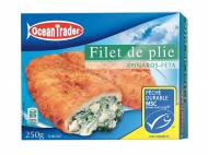 Filets de plie panés
