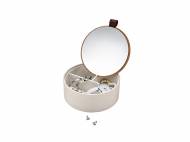 Boîte à bijoux en bambou avec miroir