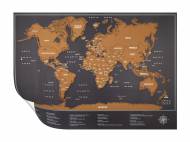 Carte du monde ardoise
