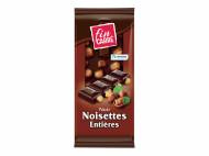 Chocolat noir noisettes entières