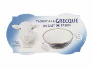2 yaourts à la grecque au lait de brebis chez