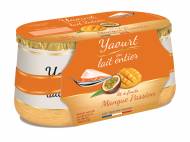 2 yaourts sur lit de mangue - passion