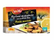 Moules marinées piquantes , le prix 1.29 €
