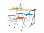 Ensemble table et sièges pliants