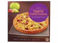 Tarte pommes-rhubarbe
