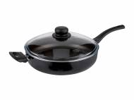 Sauteuse en aluminium avec couvercle