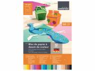 Bloc de carton ou papier de couleur