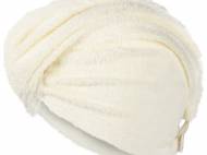 Serviette turban avec bouton