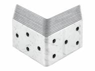 Supports de poteau, équerres ou plaques perforées en