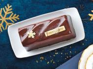 Bûche pâtissière croustillant chocolat  chez