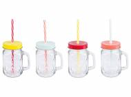 Verres avec pailles
