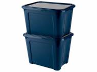 Boîtes de rangement en plastique recyclé