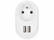 Prise électrique avec ports USB