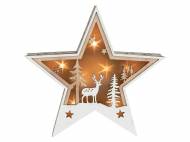 Décoration à LED en bois