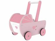 Berceau ou landau de poupée en bois