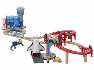 Set de chemin de fer station spatiale en bois