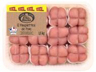 12 paupiettes de porc , le prix 6.39 €
- Vendues en barquette ...
