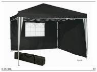 Tonnelle pliante en aluminium