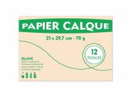 Papier millimétré calque ou à dessin