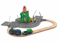 Set de rails de chargement ou poste de police en bois , le prix ...