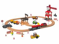Set de chemin de fer chantier en bois , le prix 29.99 € ...