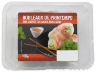 2 rouleaux de printemps aux crevettes