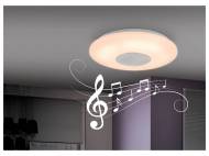 Plafonnier à LED avec haut-parleur Bluetooth®