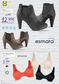 Mode pour les femmes dans Lidl: femme bottines à talons, soutien-gorge ...