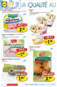 Viande et jambon dans Lidl: jambon supérieur, jambon cuit supérieur, ...