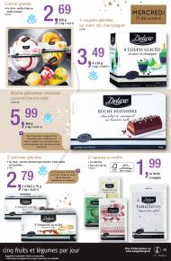 Crème glacée, coupes glacées, bûche pâtissière