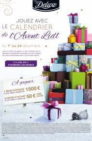 Le calendrier de l'Avent Lidl