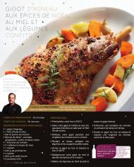 Gigot d'agneau aux epices de Noel