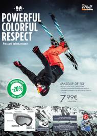 Masque de ski protection Uv 100%