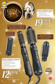 Brosse soufflante rotative et brosse chauffante soufflante