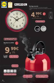 Horloge et bouilloire