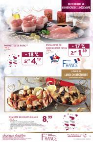 Viande et fruits de mer