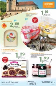 Produits laitiers, fromages, tartelettes