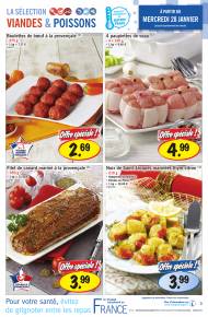 Viandes et poissons de Lidl